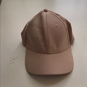 Blush pink baseball hat